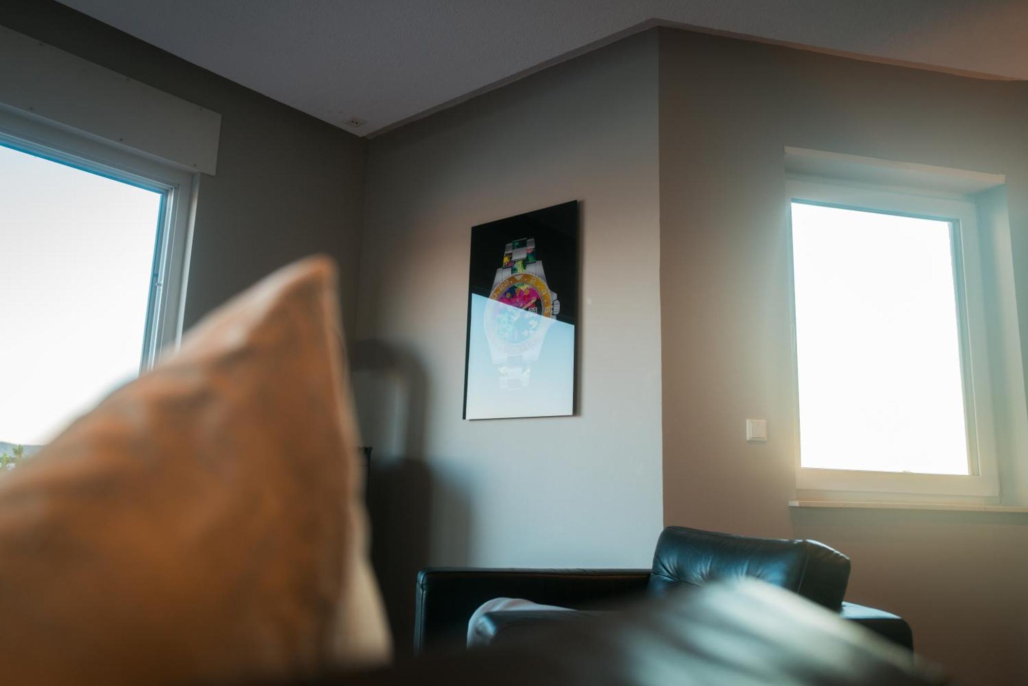 Penthouse Wohnung Mit Schoenem Moselblick In Metternich Coblenza Esterno foto